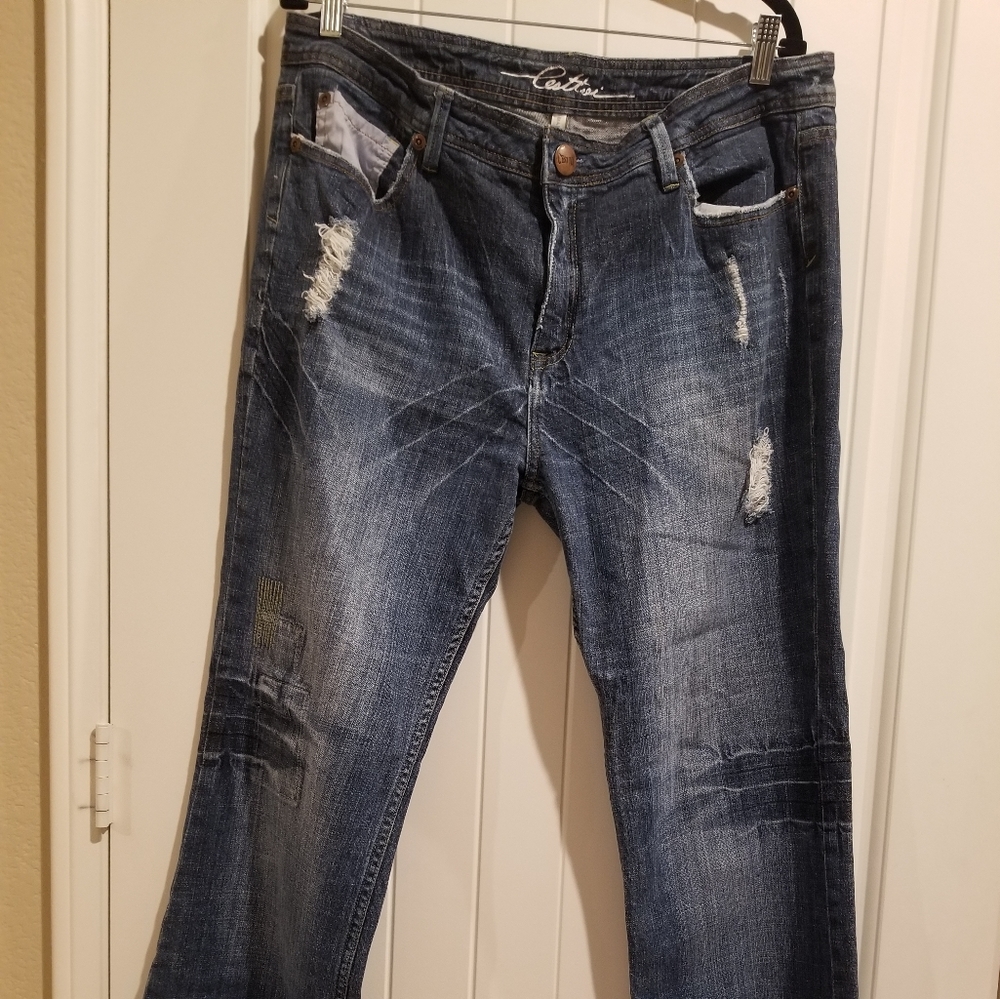 Cesttoi Blue Jean Bell Bottoms